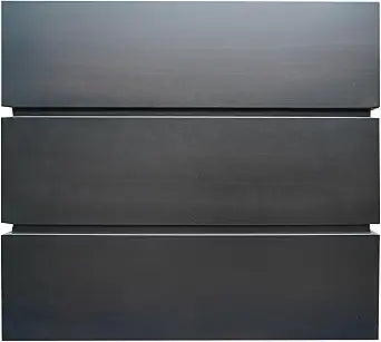 Black Stainless Steel Box Shaped Range Hood Wall Mount 36'' W,48'' H,21'' D, CT Copper Tailor Custom Handmade Metal Kitchen Vent Hood, With 4-Speed Exhaust Fan & LED Light,SH37BN-B